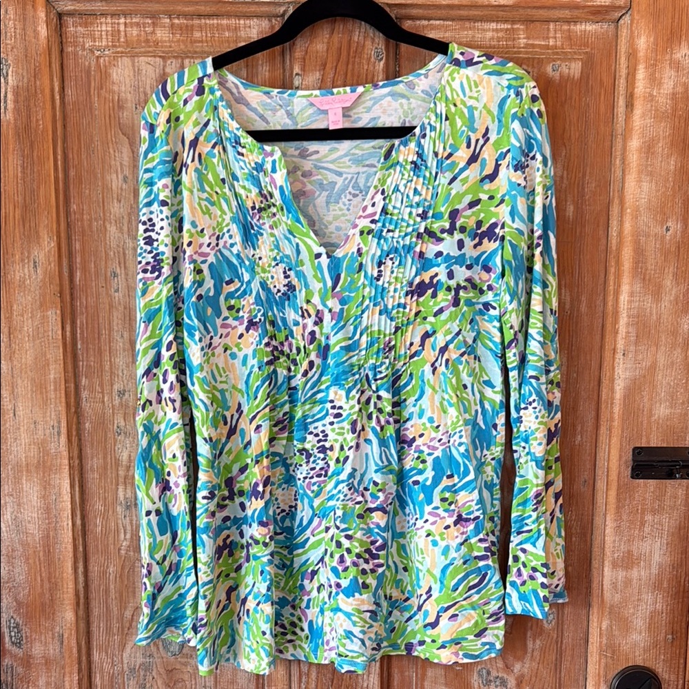 Lilly Pulitzer Women's Multicolor Top Small